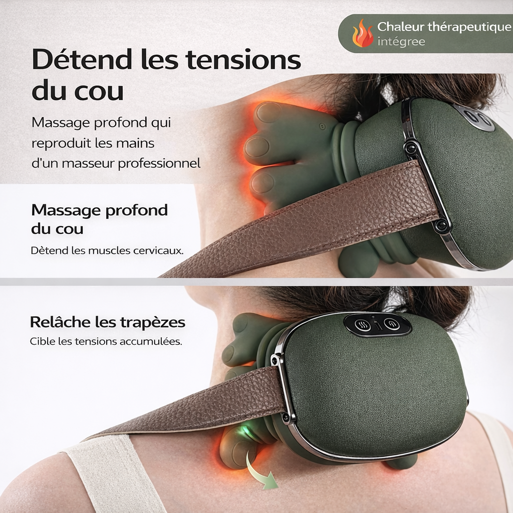 Trapezius Massager For Shoulders And Neck Cervical Spine Massage Device